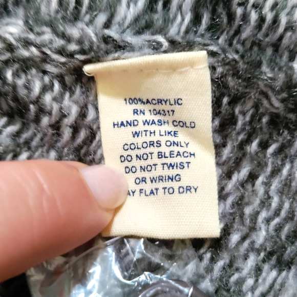 Derek Heart Junior's Size Large Y2K Tunic Cable Knit Cowl Neck Sweater - Picture 8 of 12